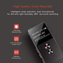 Carica l&#39;immagine nel visualizzatore di Gallery, 16GB Registratore vocale digitale professionale,registratore con FM e...