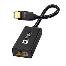 Carica l'immagine nel visualizzatore di Gallery, IVANKY 4K Adattatore Mini DisplayPort a HDMI [4K Ultra HD, Nylon Nero