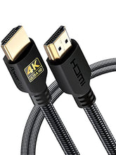 Carica l&#39;immagine nel visualizzatore di Gallery, PowerBear Cavo HDMI 4K 2 m | Alta velocità, nylon intrecciato e connettori dorati, 4K a 60 Hz, Ultra HD, 2K, 1080P, ARC e CL3 | per laptop, monitor, PS5, PS4, Xbox One, Fire TV e altro ancora