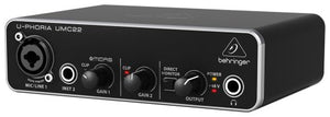 Behringer U-PHORIA UMC22 interfaccia audio 2x2 USB con PREAMP Microfonico - Ilgrandebazar
