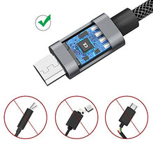 Carica l&#39;immagine nel visualizzatore di Gallery, Cavo Micro USB [ 1M - 2Pezzi ] Rampow - 2 Pezzi, Space grigio.