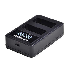 Carica l&#39;immagine nel visualizzatore di Gallery, PowerTrust DMW-BLG10 DMW-BLE9 - Caricabatteria USB LED per Panasonic...