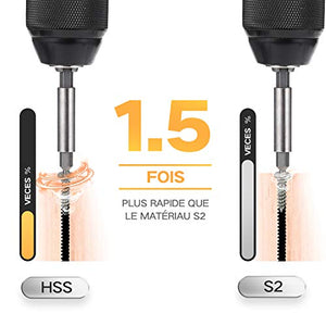 Estrattore di viti Jellas, 22PCS Set Estrattori con Punte e di... - Ilgrandebazar
