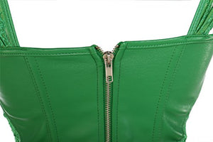 MISS MOLY Donna Pelle delle di M/IT42~44(Bust68.5~73.5 Waist89~94), Verde - Ilgrandebazar