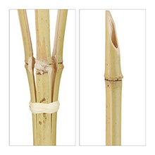 Carica l&#39;immagine nel visualizzatore di Gallery, Relaxdays Set da 10 Candele per Giardino, Fiaccola ad Olio in bambù, con...
