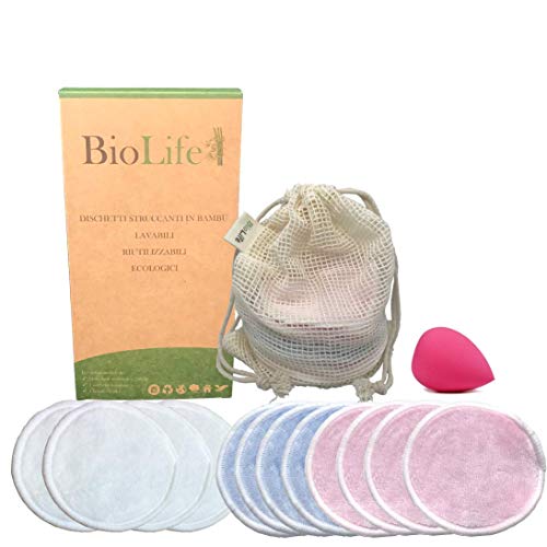 Dischetti Struccanti Lavabili In Fibra Di Bambù BioLife, Ecologici,... - Ilgrandebazar