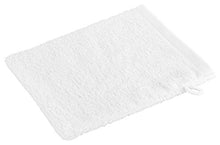 Carica l&#39;immagine nel visualizzatore di Gallery, ZOLLNER 10 Pezzi manopole da Bagno in Spugna, 16x21 cm Bianco, 16 x 21