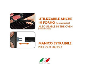 Excelsa Disco Cook Padella 7 Scomparti per Pancake/Crepes, Diametro: 28 cm,...