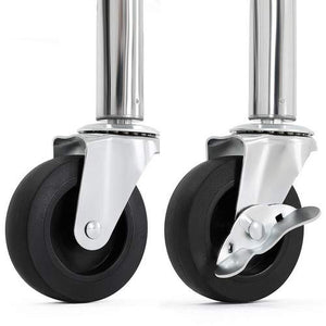 SONGMICS Stand Appendiabiti Attaccapanni in Metallo Cromato con Ruote,... - Ilgrandebazar