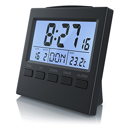 Bearware - Sveglia Digitale con indicazione della Temperatura - Sveglia...