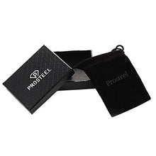 Carica l&#39;immagine nel visualizzatore di Gallery, PROSTEEL Uomo Bracciale a Catena Cubana Incisione, Acciaio Argento - Ilgrandebazar