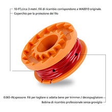 Carica l&#39;immagine nel visualizzatore di Gallery, 10pcs Rocchetti Filo Decespugliatore in Nylon 3m/1.65mm WORXWG163 WG180...