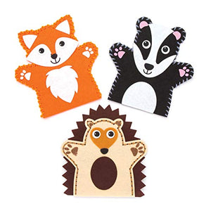 Baker Ross Kit per realizzare marionette da mano a forma di animali del... - Ilgrandebazar