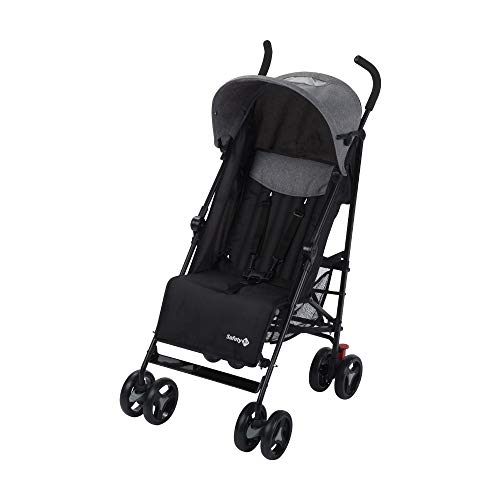 Safety 1St Rainbow Passeggino Leggero e Reclinabile, Pieghevole Black Chic