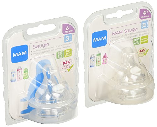 MAM 99964034 - Set di tettarelle, misura 3+4 - Ilgrandebazar