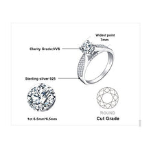 Carica l&#39;immagine nel visualizzatore di Gallery, JewelryPalace 1.2ct Cubic Zirconia Anniversario Solitario Fidanzamento... - Ilgrandebazar