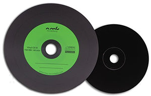 NMC, 25 CD-R, dischi in vinile, carbonio colorato, parte posteriore...