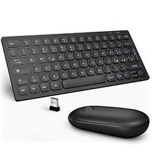 Carica l'immagine nel visualizzatore di Gallery, WisFox Set Tastiera e Mouse Senza Fili, 2.4GHz Silenzioso Slim Avanzato...