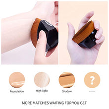 Carica l&#39;immagine nel visualizzatore di Gallery, Foundation Brush-Premium Kabuki di trucco spazzola Flat Top-Soft &amp; KB-Hza