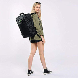 Cabin Max Metz, Zaino da Viaggio Bagaglio a 44L (55x40x20 cm), Nero/Nero
