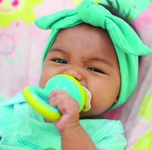Nuby ID5397AQUA Retina Frutta Neonati, 6 Messi, Verde Acqua - Ilgrandebazar