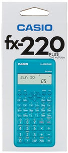 Casio Fx-220Plus-2 Calcolatrice Scientifica, 181 Funzioni, Alimentazione A Batteria, Azzurro, ‎16.4 cm