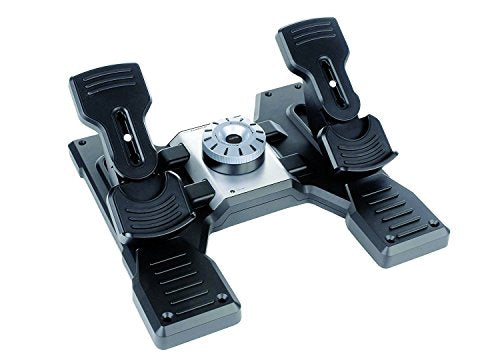 Pedali Logitech G Saitek Pro Flight Rudder, Pedaliera del Timone di Volo,...