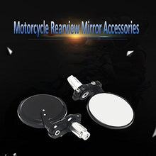 Carica l&#39;immagine nel visualizzatore di Gallery, KKmoon 22mm Black Motorcycle Round 7/8&quot;Bar End Rearview Side Specchi per... - Ilgrandebazar