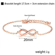 Carica l&#39;immagine nel visualizzatore di Gallery, Crazy-M 2 Pezzi Coppia Braccialetti, bracciali Infinito Bracciale Donna... - Ilgrandebazar