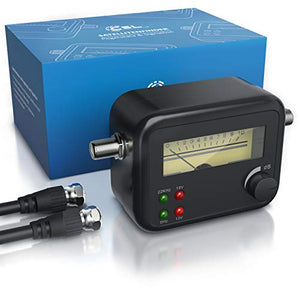 CSL - Sat-finder - Rilevatore di Segnale satellitare – VU Meter analogico -... - Ilgrandebazar