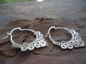 ✿ SPIRAL CREOLEN ✿ grandi orecchini borchiati, Antiallergico, B-Ware, ridotto
