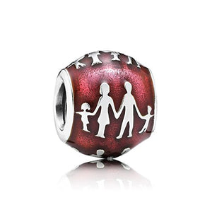 Family Silhouette Charm in argento Sterling 925 ciondoli Pandora,... - Ilgrandebazar
