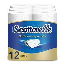 Carica l'immagine nel visualizzatore di Gallery, Scottonelle Carta Igienica Soffice e Trapuntata, Confezione da 12 Rotoli - Ilgrandebazar
