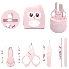 Carica l&#39;immagine nel visualizzatore di Gallery, Set Manicure per Neonato, Kit Unghie Neonati 4-in-1 Baby, con rosa - Ilgrandebazar