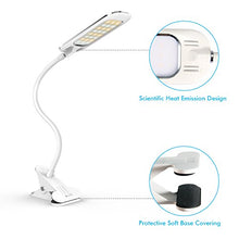 Carica l&#39;immagine nel visualizzatore di Gallery, OxyLED Lampada da scrivania con 24 luci T34 White Clip Table Lamp - Ilgrandebazar