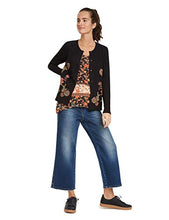 Carica l&#39;immagine nel visualizzatore di Gallery, Desigual Sweat Daniela Felpa Donna M, Nero (Negro 2000) - Ilgrandebazar