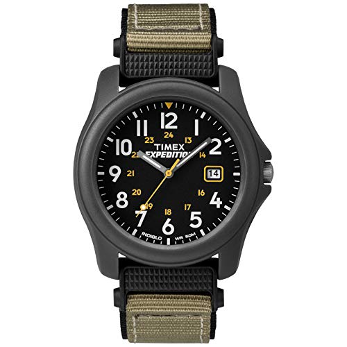 Timex Quartz Expedition Camper Orologio Analogico da Polso Uomo Nero/Verde - Ilgrandebazar