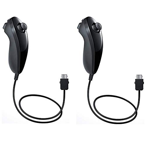 VIPITH - Controller Nunchuck per Nintendo Wii, confezione da 2 Cruz V2 Fresh...
