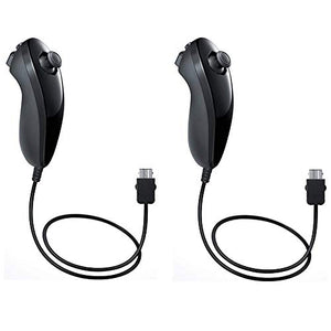VIPITH - Controller Nunchuck per Nintendo Wii, confezione da 2 Cruz V2 Fresh...