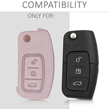 Carica l'immagine nel visualizzatore di Gallery, kwmobile Cover Copri-Chiave Compatibile con Ford 3 Tasti oro rosa