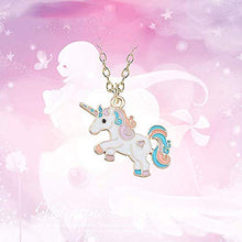 Carica l'immagine nel visualizzatore di Gallery, Collana per Bambini Unicorno Ragazze Rainbow Cloud Gioielli Regalo di... - Ilgrandebazar