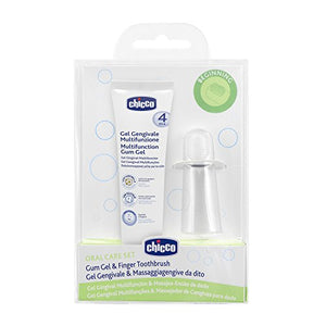 Chicco 00002525000000 Kit Gel Gengivale e Ditale, 4m+
