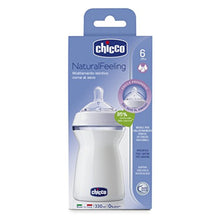 Carica l&#39;immagine nel visualizzatore di Gallery, Chicco 80737 Natural Feeling Biberon, 6 Mesi, 330 ml, Flusso Veloce 330 ml - Ilgrandebazar