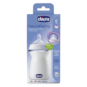 Chicco 80737 Natural Feeling Biberon, 6 Mesi, 330 ml, Flusso Veloce 330 ml - Ilgrandebazar