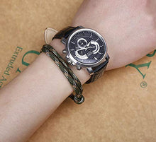Carica l&#39;immagine nel visualizzatore di Gallery, Milacolato 4 Pezzi Braccialetti nautici Intrecciati per Gli Uomini Fatti a... - Ilgrandebazar