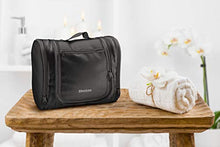 Carica l&#39;immagine nel visualizzatore di Gallery, Borsetta da bagno appendere con specchio e tasche interne per uomini,...