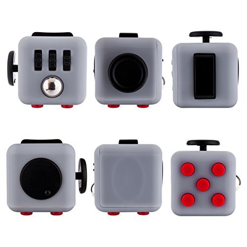 FIDGETARIAN Fidget Cube Blu Mimetico Grigio - Ilgrandebazar