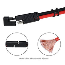 Carica l&#39;immagine nel visualizzatore di Gallery, KUNCAN Cavo SAE 3FT, di prolunga to SAE, 10AWG 2 Pin, con Cavo... - Ilgrandebazar