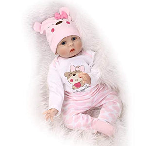 ZIYIUI Realtà neonatale Vinile in Silicone Morbido 55 cm 22 Pollici...
