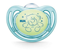 Carica l&#39;immagine nel visualizzatore di Gallery, NUK Freestyle Night, ciuccio con effetto luminoso, in silicone, 18-36 mesi,...
